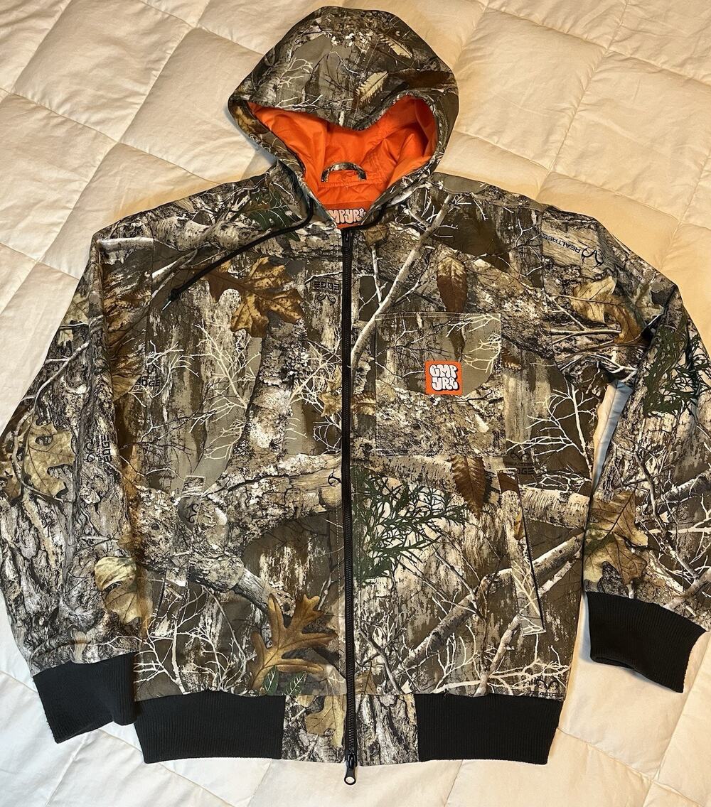 Empyre Real Tree Edge Camouflage Duck Canvas Hooded Work Jacket Men’s Medium